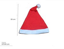 ABBIGLIAMENTO CAPPELLO BABBO NATALE 27X35CM
