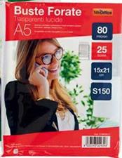 BUSTE MULTIFORO PPL 15X21 conf.da 25 pezzi 80MY