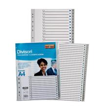 SEPARATORI TASTI ALFABETICI A-Z 21X29,7 R A4 PPL-NIK