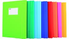 CARTELLE CON ELASTICO IN PP 32X24X1.8-COLORATA