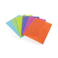 CARTELLINE C/BOTTONE NIKOFFICE  NEON A4