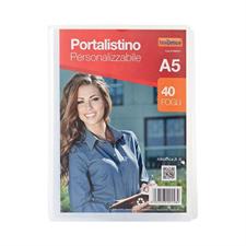 PORTALISTINO NIK PERSONALIZZABILE A5 18X22,5 -40 FOGLI TRASPAREN