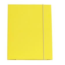 CARTELLE CON ELASTICO 25X35 GIALLE BREFIO