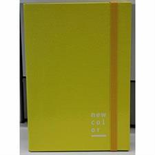 CARTELLA CON ELASTICO D.02 25X35 NEW COLOR GIALLA