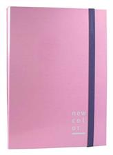 CARTELLA CON ELASTICO D.05 35X25 NEW COLOR ROSA
