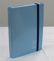 CARTELLA CON ELASTICO D.07 35X25 NEW COLOR AZZURRO