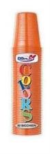 FESTAIOLI ARANCIO BICCHIERI PS 200CC X 50 pezzi-DOPLA