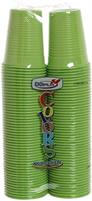 FESTAIOLI VERDE BICCHIERI RIUT. 200CC X 100(2X50) PEZZI DOPLA