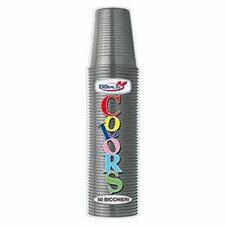 FESTAIOLI ARGENTO BICCHIERI 200CC X 50 pezzi-DOPLA COLORS