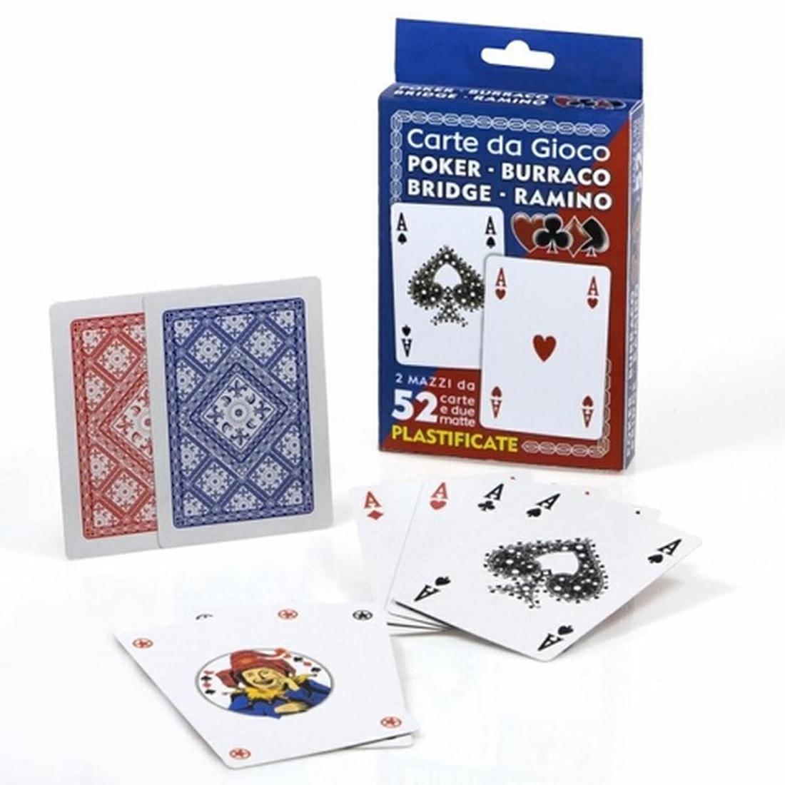 CARTE DA GIOCO RAMINO 2 MAZZI