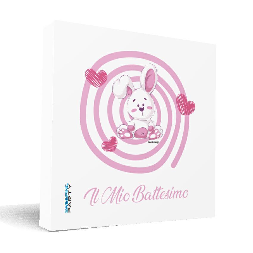 BATTESIMO ROSA TOVAGLIOLI 33X33 CM. X 20 PEZZI