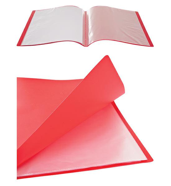PORTALISTINO NIK SOFT LACCATO OPACO ROSSO 24X31 -60 FOGLI