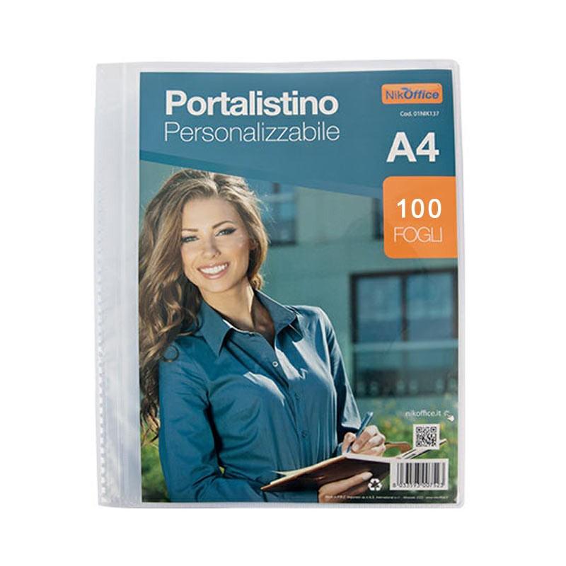 PORTALISTINO NIKOFFICE PPL A4 PERSONALIZZABILE 100 FOGLI
