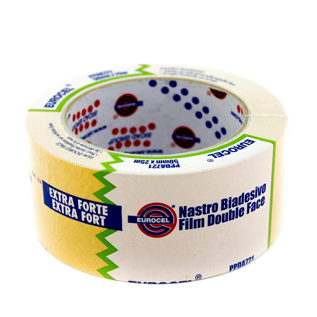 NASTRO ADESIVO BIADESIVO 50mmX5mt EUROCEL