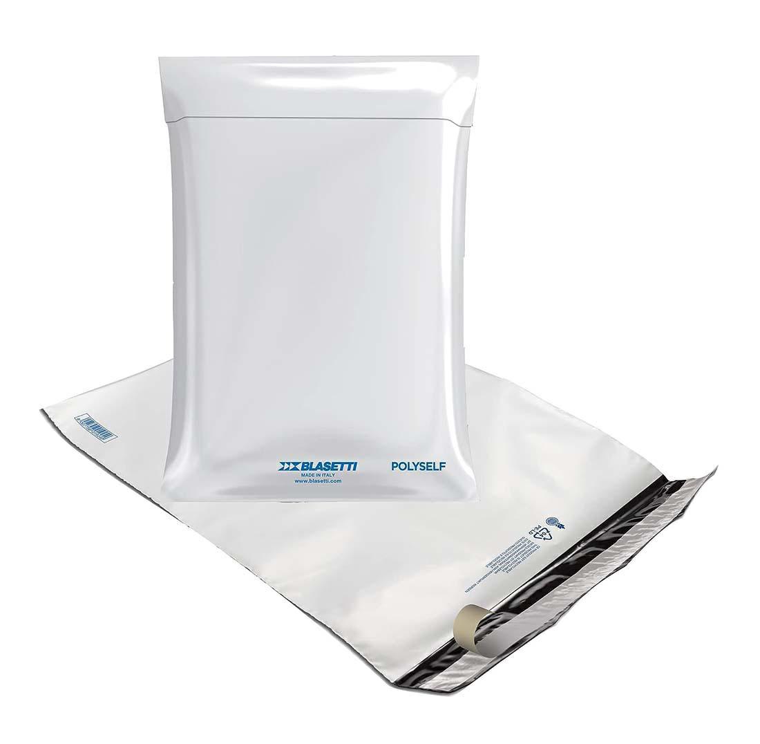 SPEDIZIONI BUSTE SACCHI PACK POLYSELF 320X480X10 C/SOFFIETTO-1PZ