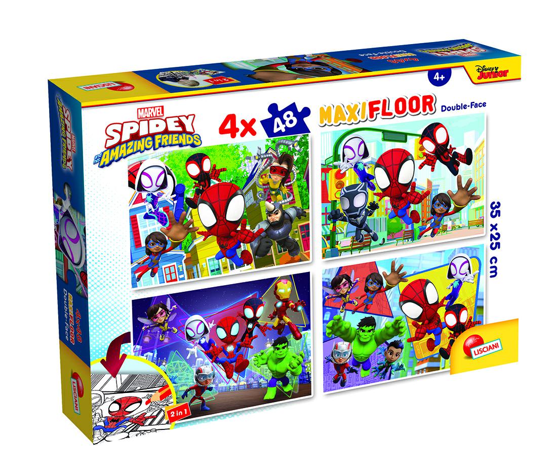 PUZZLE LISCIANI DF PLUS 4X48 SPIDEY