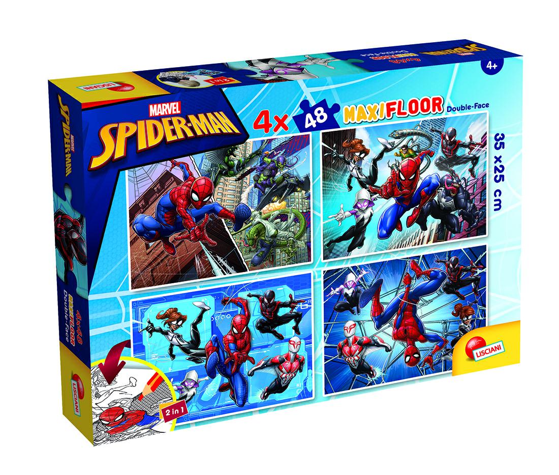 PUZZLE LISCIANI DF MAXI FLOOR 4X48 SPIDERMAN