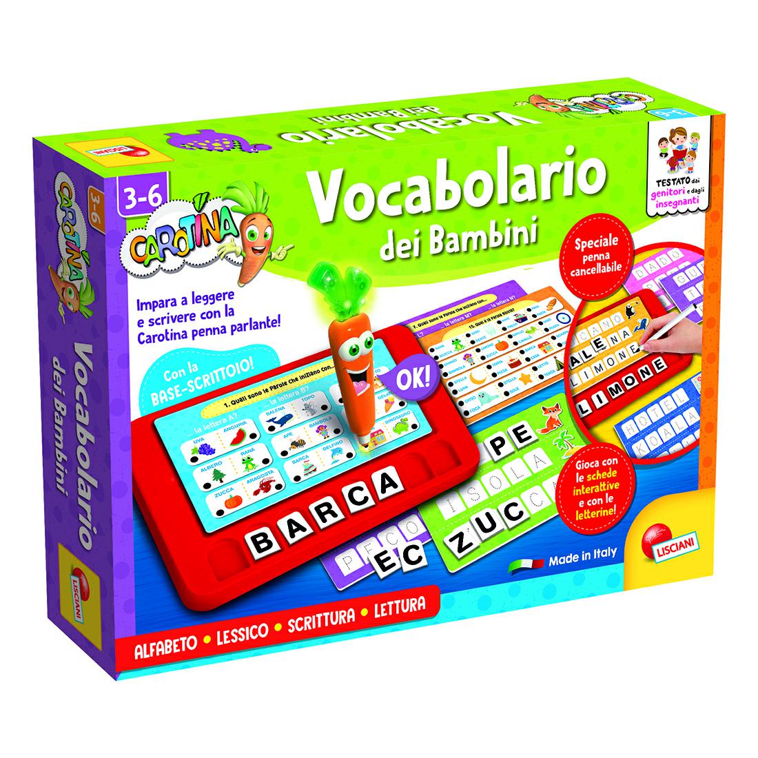 LISCIANI CAROTINA PENNA PARLANTE IL GRANDE VOCABOLARIO DEI BAMB
