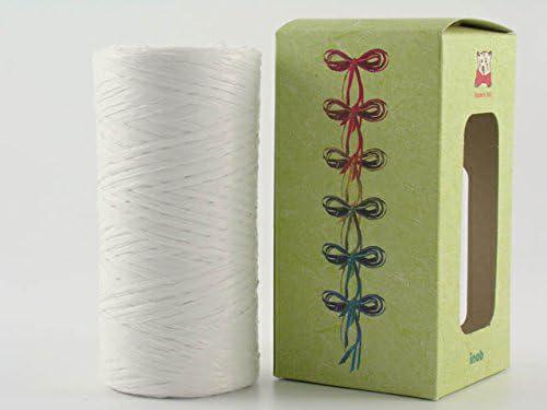 RAFFIA SINTETICA OPACA 200 MT BIANCA (03)