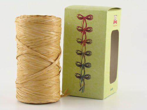 RAFFIA SINTETICA OPACA 200 MT NATURALE (21)