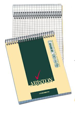 BLOCCO NOTES SPIRALE 10X15 60FF 5MM-ARISTON BLASETTI