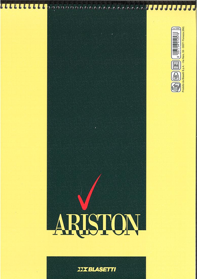 BLOCCO NOTES SPIRALE 21x29 60ff 5MM-ARISTON BLASETTI