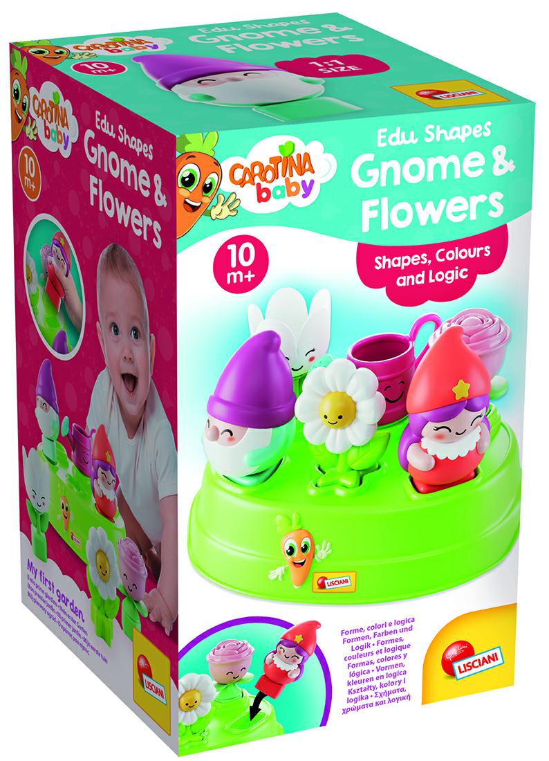 LISCIANI CAROTINA EDU SHAPES - GNOME AND FLOWERS
