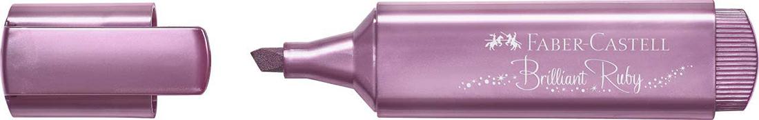 FABER-CASTELL EVIDENZIATORE TEXTLINER 1546 METALLIC, RUBINO