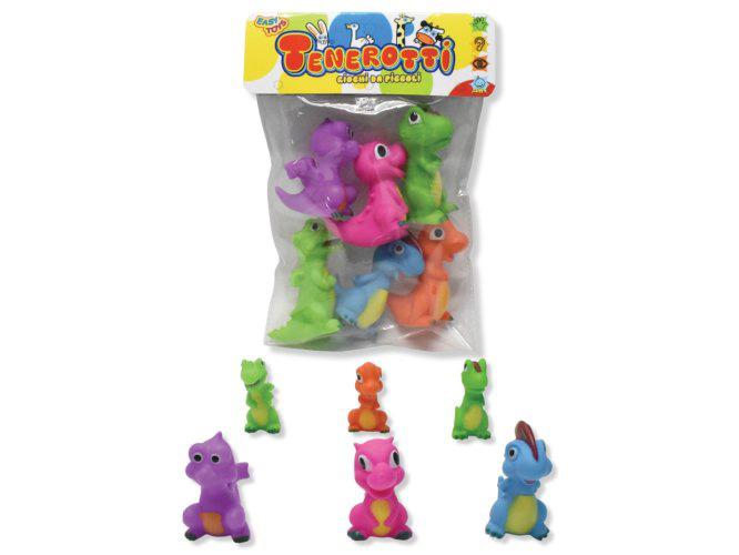 GOMMOLOTTI TENEROTTI DINOSAURI 6pz