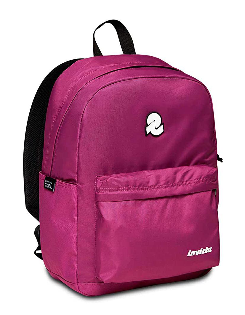 ZAINO INVICTA CARLSON PLAIN INVICTA BACKPACK GRS FUCHSIA