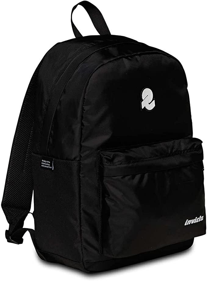 ZAINO SC. INVICTA CARLSON PLAIN INVICTA BACKPACK GRS BLACK