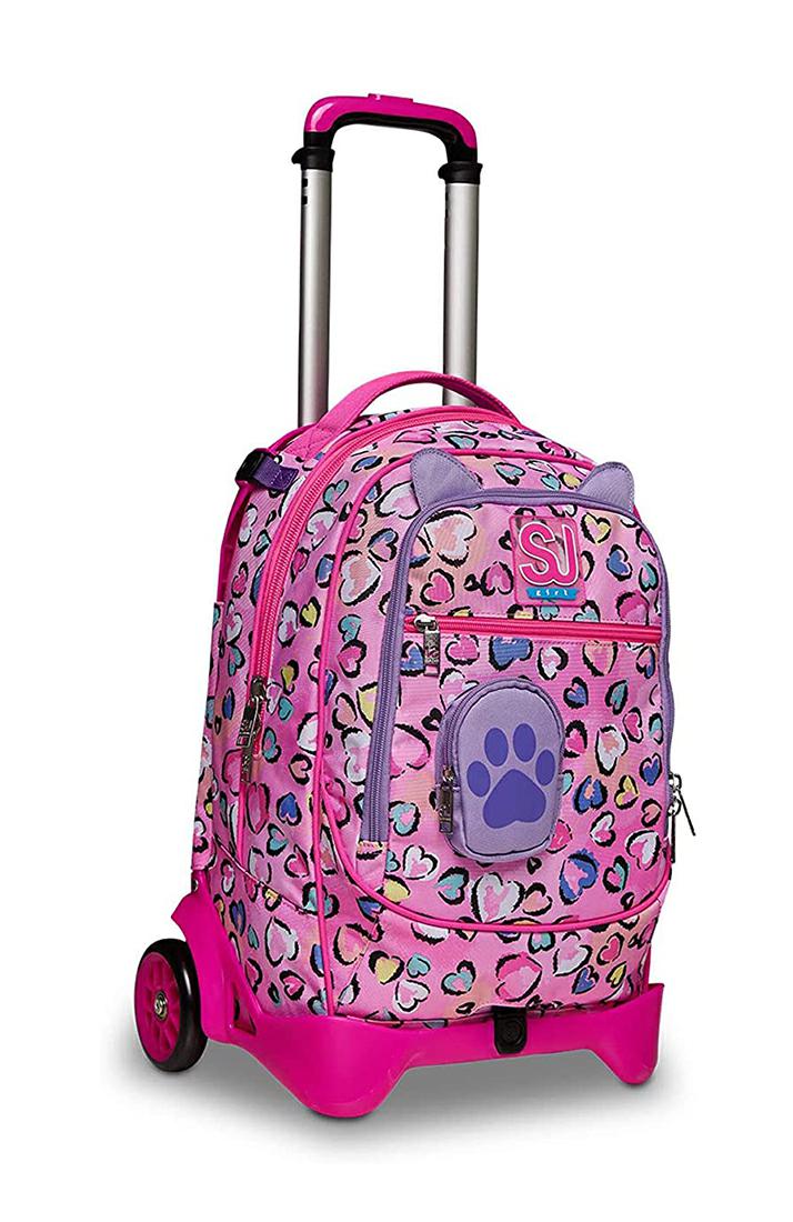ZAINO SEVEN SJ GANG GIRL TROLLEY JACK-3WD+ FLEECY GIRL