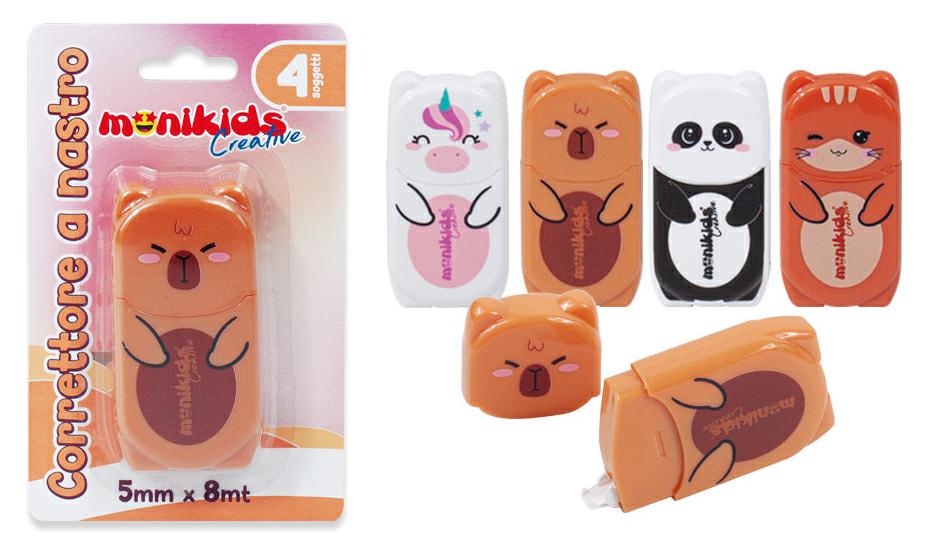 CORRETTORE ROLLER fantasia CUTE ANIMAL 5MMX8MT