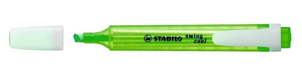 EVIDENZIATORI STABILO SWING COOL FLUO VERDE