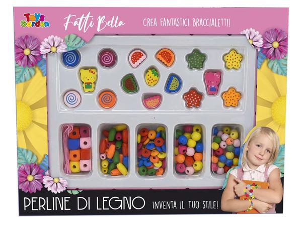 SET PERLINE IN LEGNO