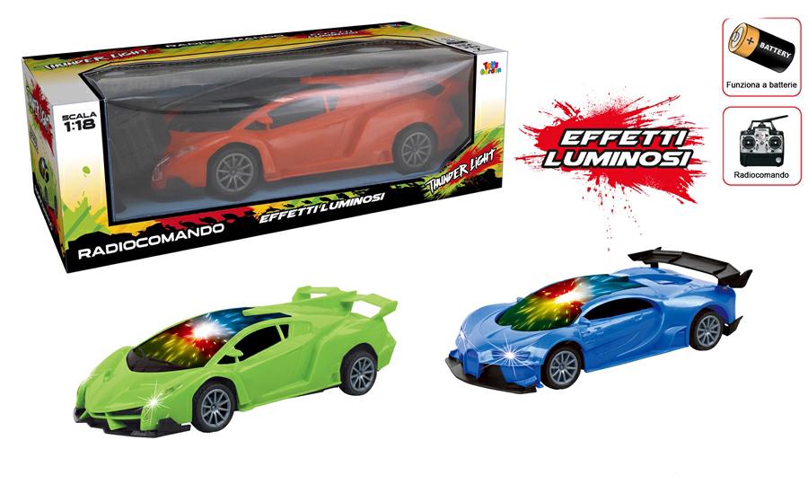 AUTO RADIOCOMANDATA 1:18  RC 6 FUNZIONI