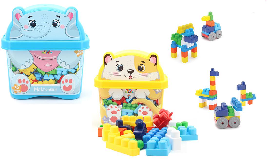 ZERO3 MATTONCINI ANIMALI 30PZ