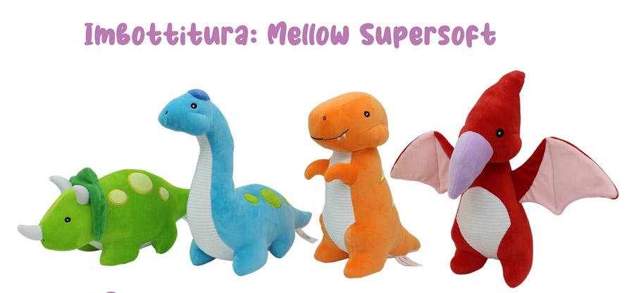 PELUCHE TNT DINOSAURI SQUISH 28CM