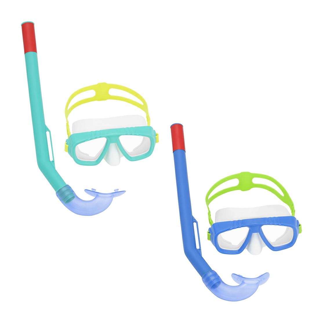 SET SNORKELING FUN SNORKEL,3-6 ANNI, 2 COLORI