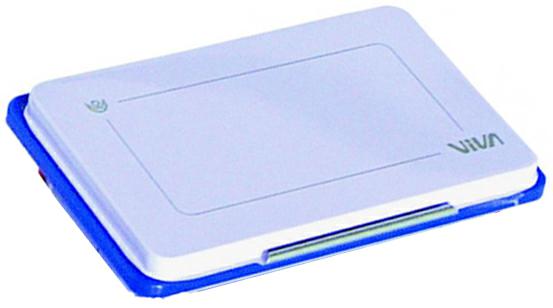 CUSCINETTO PER TIMBRO INCHIOSTRATO BLU CM 110 X 70 -VIVA