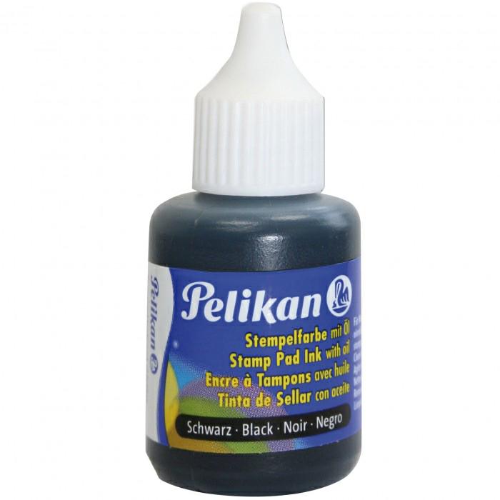 INCHIOSTRO BASE OLIO 30CC PER TIMBRI nero