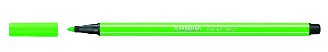 STABILO PEN 68 VERDE FLUORESCENTE