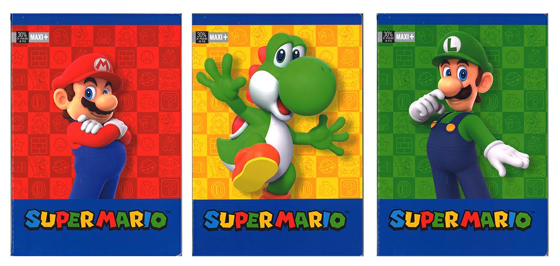 SUPERMARIO MAXI QUADERNI A4 100 GR. 24FF+1 RIG.C