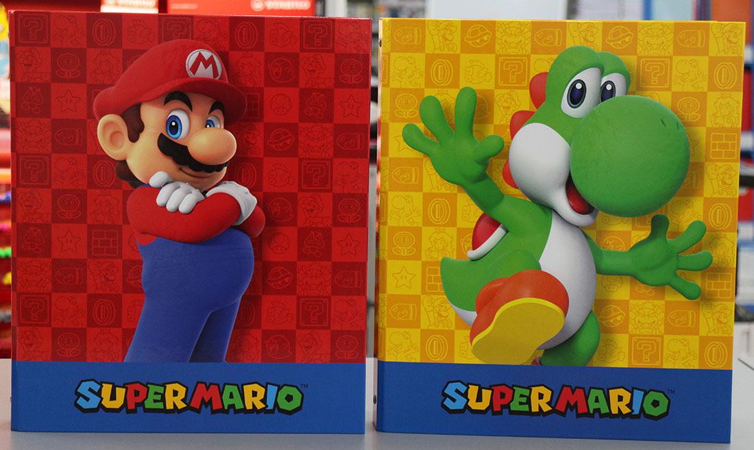 CARTELLA A 4 ANELLI A4 D.30 SUPERMARIO