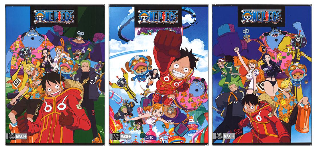 ONE PIECE MAXI QUADERNI A4 100 GR. 24FF+1 RIG.10MM