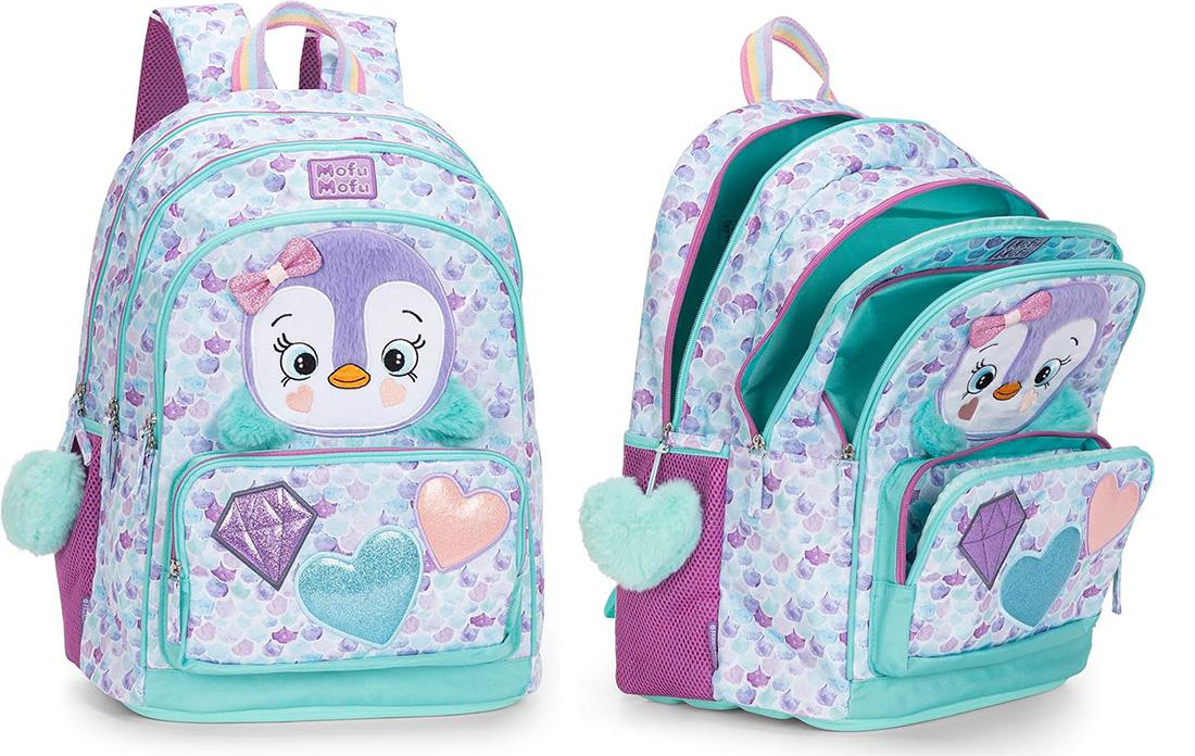 MOFUMOFU ZAINO SCUOLA ORGANIZZATO PINGUINO