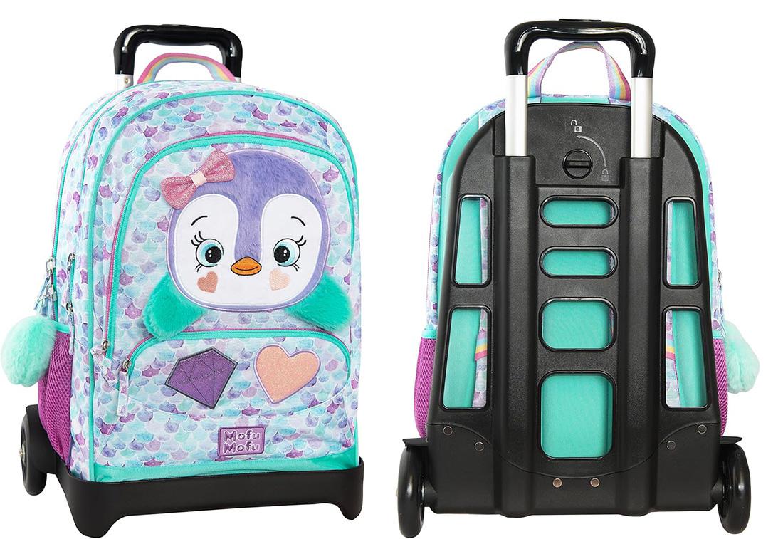 MOFUMOFU ZAINO TROLLEY PINGUINO STACCABILE