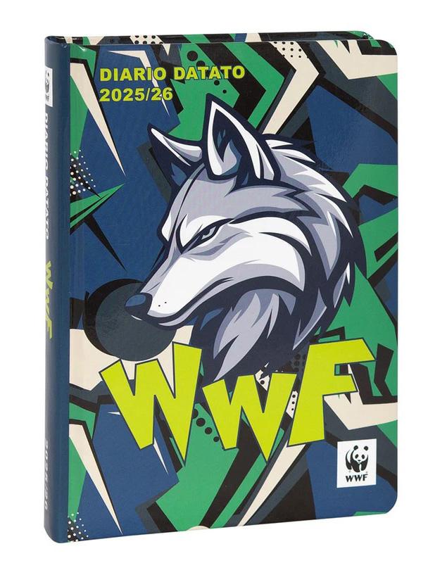 DIARIO WWF 12MM LUPO