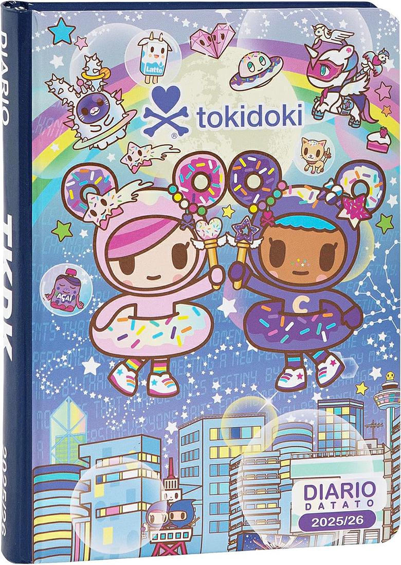 DIARIO TOKIDOKI STANDARD DATATO BLU