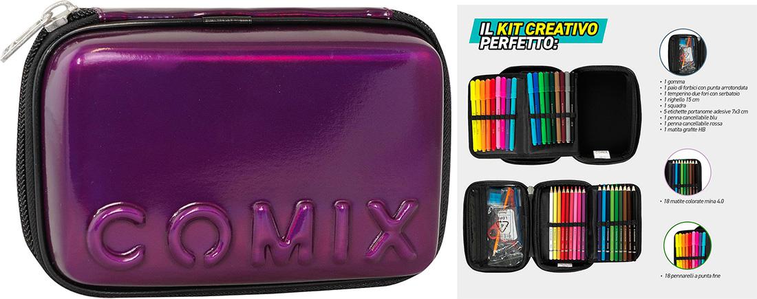ASTUCCIO CORREDO MAXI ZIP COMIX CLASSIC VIOLA